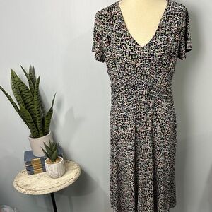 ❄️ George Stretch Key Pattern Dress Size Large